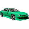 VSaero FRP URA Side Skirts > Nissan 240SX S14 1995-1998 - Image 9