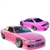 VSaero FRP URA Body Kit 4pc > Nissan 240SX S14 1995-1996 - Image 4