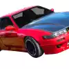 VSaero FRP TKYO v1 Wide Body Fenders (front) 30mm > Nissan Silvia S13 1989-1994 > 2dr Coupe - Image 2