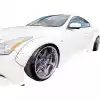 VSaero FRP LBPE Wide Body Fender Flares (front) 4pc > Infiniti G37 Coupe 2008-2015 > 2dr Coupe - Image 8