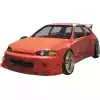 VSaero FRP TKYO Wide Body Front Bumper > Honda Civic EG 1992-1995 > 3dr Hatchback - Image 2