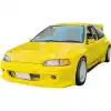 VSaero FRP TKYO Wide Body Fender Flares (front) 40mm > Honda Civic EG 1992-1995 > 3dr Hatchback - Image 28