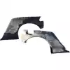 VSaero FRP TKYO Wide Body Fender Flares (rear) 50mm > Honda Civic EG 1992-1995 > 3dr Hatchback - Image 11