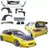 VSaero FRP TKYO Wide Body Kit w Wing 13pc > Honda Civic EG 1992-1995 > 3dr Hatchback - Image 7