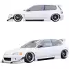 VSaero FRP TKYO Wide Body Kit w Wing 13pc > Honda Civic EG 1992-1995 > 3dr Hatchback - Image 4