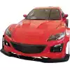 VSaero Plastic TKYO Wide Body Front Under Splitter > Mazda RX-8 SE3P 2009-2011 - Image 2