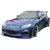 VSaero Plastic TKYO Wide Body Front Under Splitter > Mazda RX-8 SE3P 2009-2011 - Image 7