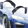 VSaero FRP TKYO Wide Body Fenders (front) 4pc 50mm > Mazda RX-8 SE3P 2004-2011 - Image 7