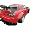 VSaero FRP TKYO Wide Body Fenders (rear) 4pc 80mm > Mazda RX-8 SE3P 2004-2011 - Image 3