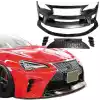 VSaero FRP AG GT-F Front Bumper w Grille 5pc > Subaru BRZ ZN6 2013-2020 - Image 1