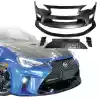 VSaero FRP AG GT-F Front Bumper w Grille 5pc > Subaru BRZ ZN6 2013-2020 - Image 4