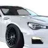 VSaero FRP TKYO v1 Wide Body Fenders (front) 4pc 45mm > Subaru BRZ ZN6 2013-2020 - Image 4