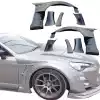 VSaero FRP VAR Wide Body Fenders (front) 8pc 50mm > Toyota 86 2017-2020 - Image 5