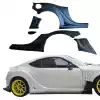 VSaero FRP VAR Wide Body Fenders (rear) 5pc 65mm > Toyota 86 2017-2020 - Image 1