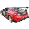 VSaero FRP VAR Wide Body Rear Bumper 2pc > Toyota 86 2017-2020 - Image 7