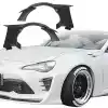 VSaero FRP AG T2 Wide Body Fenders (front) 4pc 50mm > Toyota 86 2017-2020 - Image 15