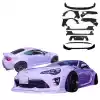 VSaero FRP AG T2 Wide Body Kit w Wings > Subaru BRZ ZN6 2013-2020 - Image 1