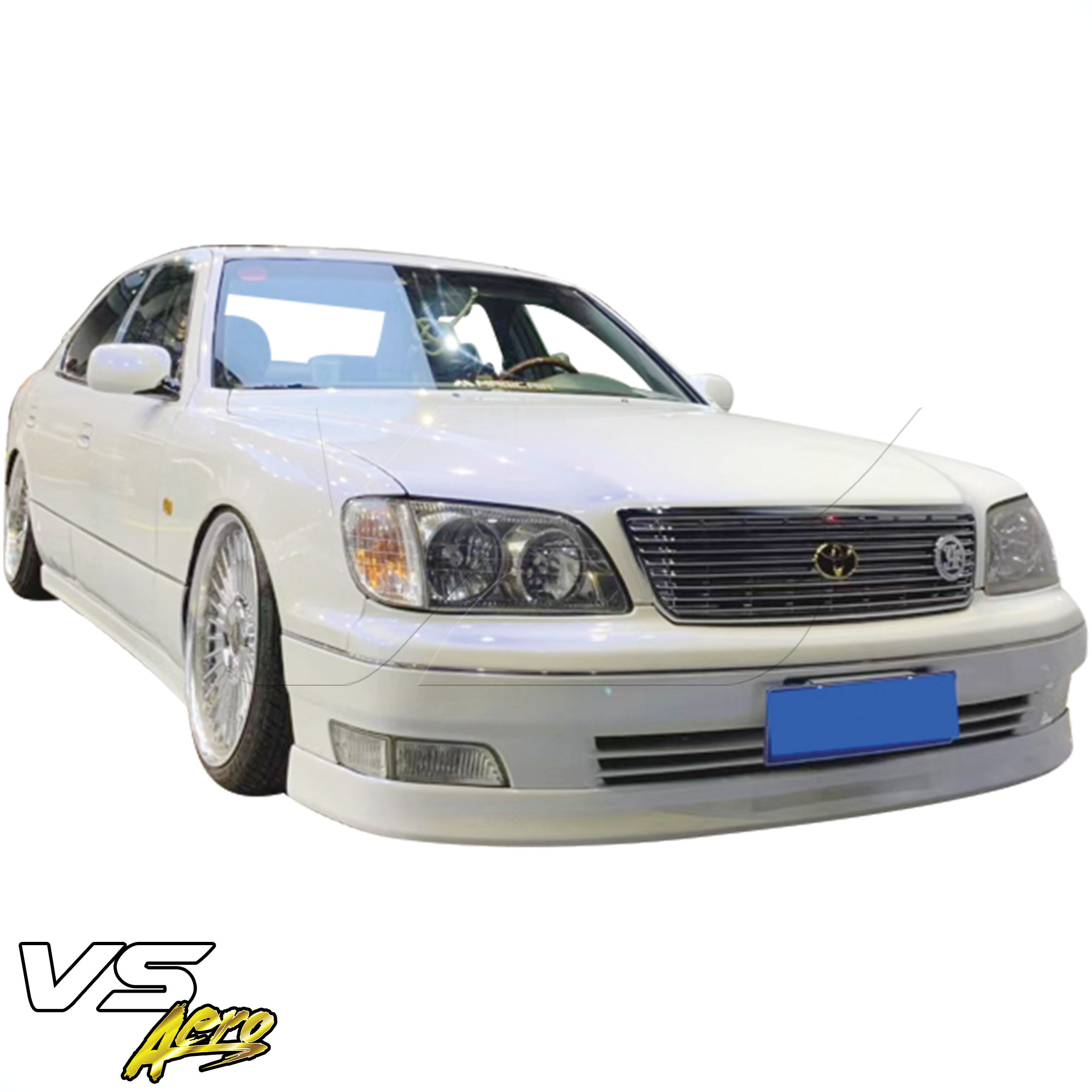 VSaero FRP FKON Front Lip Valance > Lexus LS Series LS400 UCF21 1998-2000 - Image 2