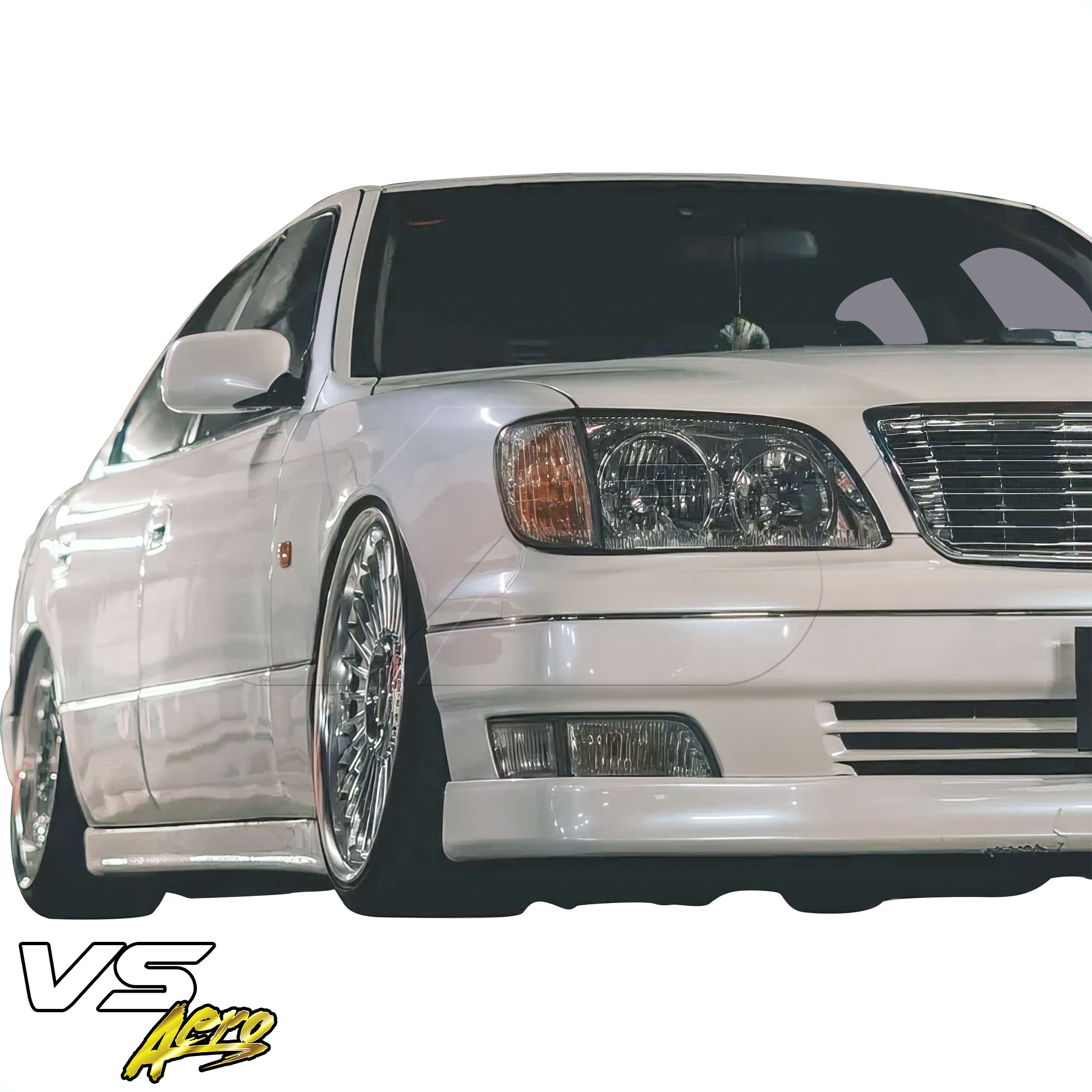 VSaero FRP FKON Front Lip Valance > Lexus LS400 UCF21 1998-2000 - Image 4