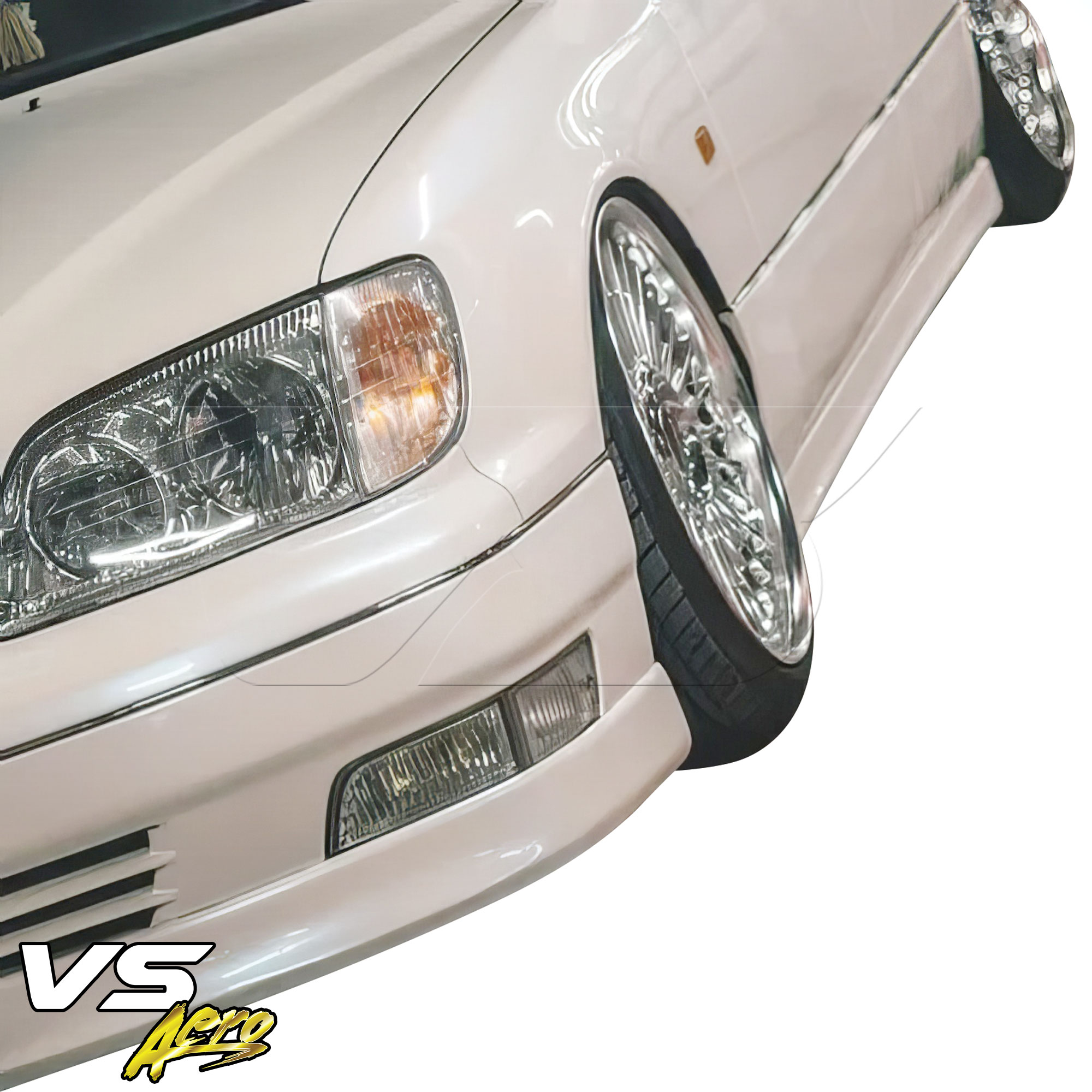 VSaero FRP FKON Front Lip Valance > Lexus LS400 UCF21 1998-2000 - Image 5
