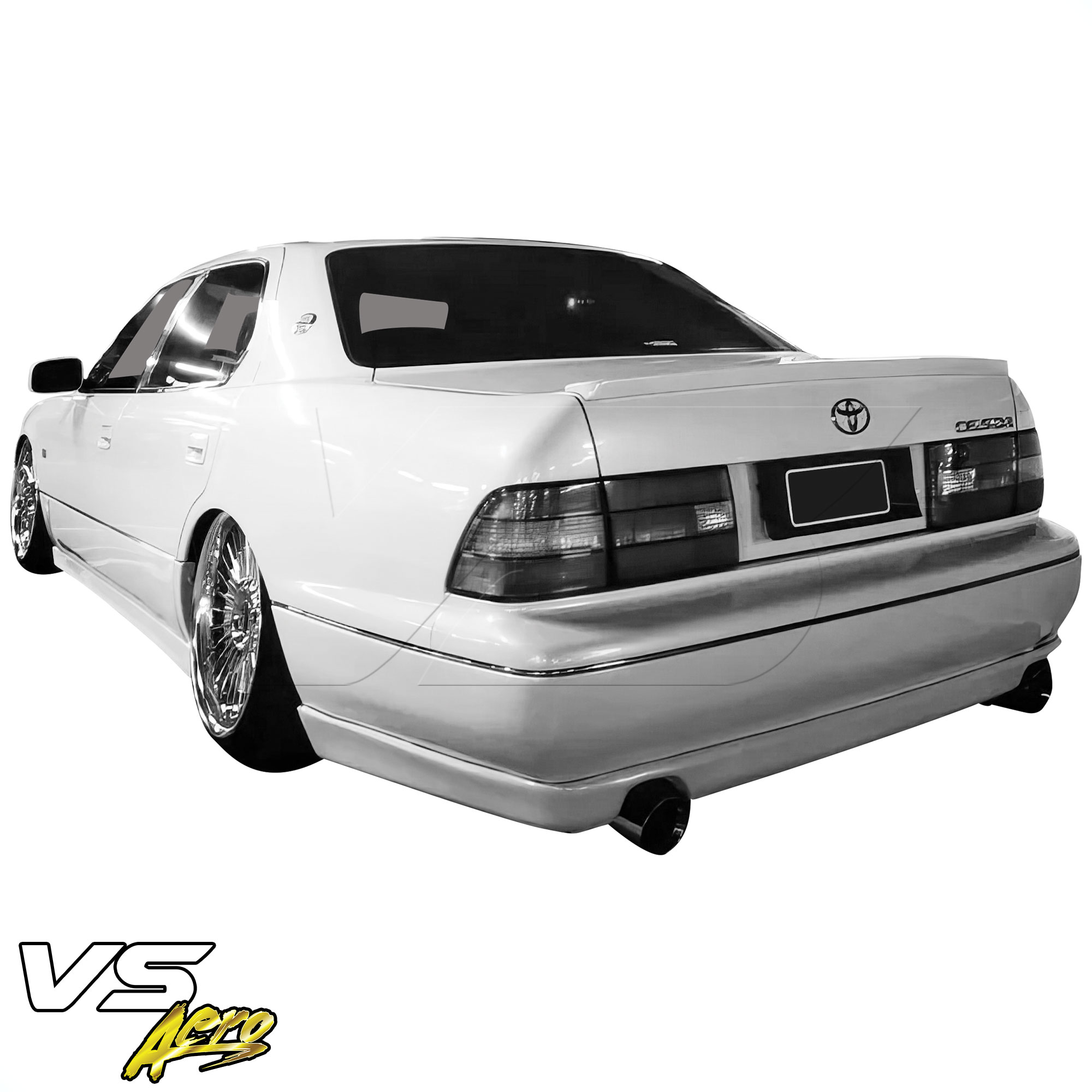 VSaero FRP FKON Rear Lip Valance > Lexus LS400 UCF21 1998-2000 - Image 3