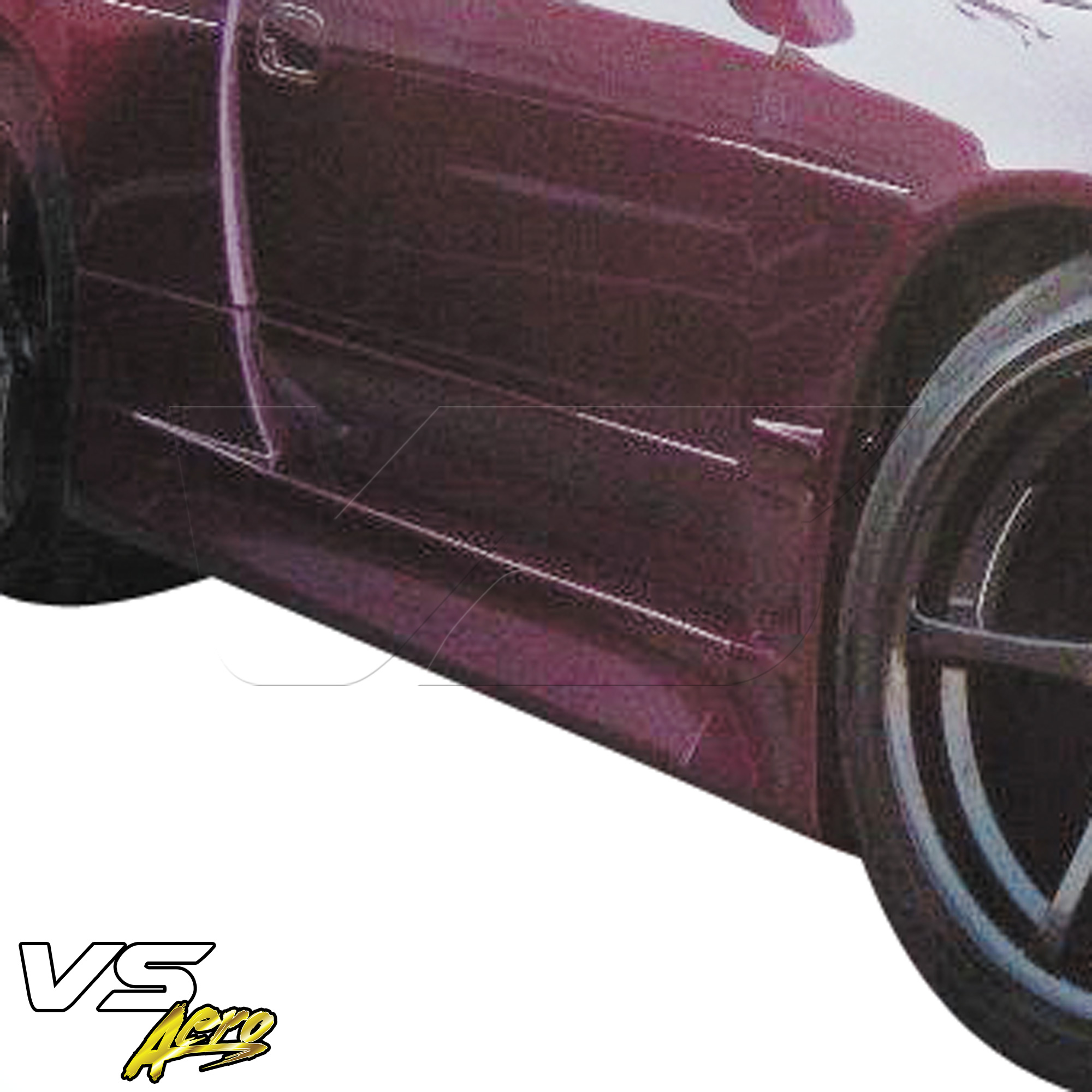VSaero FRP VERT RIG Wide Body Side Skirts > Nissan 240SX 1989-1994 > 3dr - Image 1