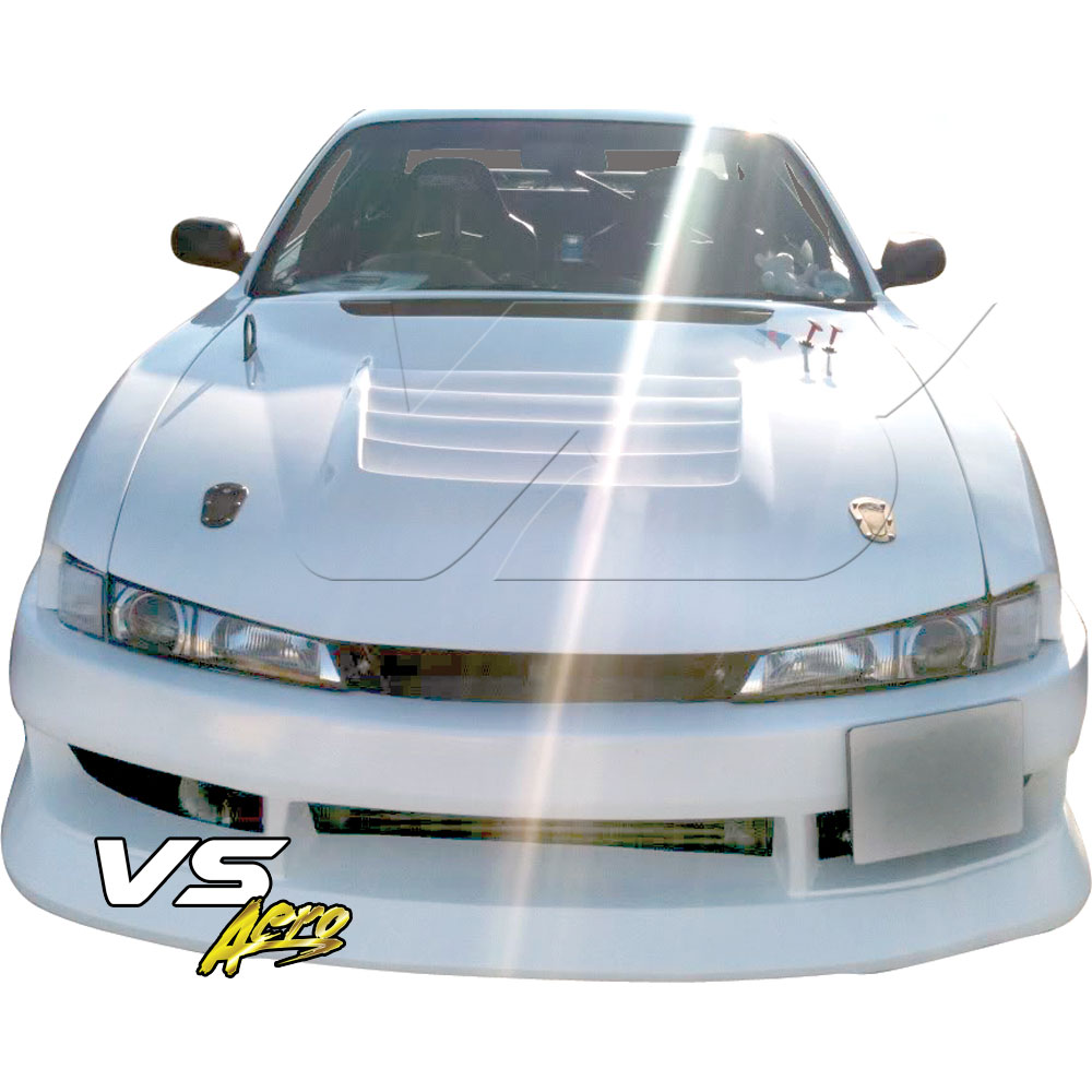 VSaero FRP BSPO Blister Wide Body Front Bumper > Nissan 240SX S14 1997-1998 - Image 6