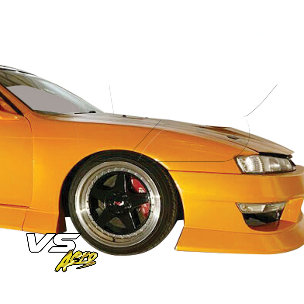 VSaero FRP BSPO Blister Wide Body Fenders (front) > Nissan 240SX S14 1997-1998 - Image 17