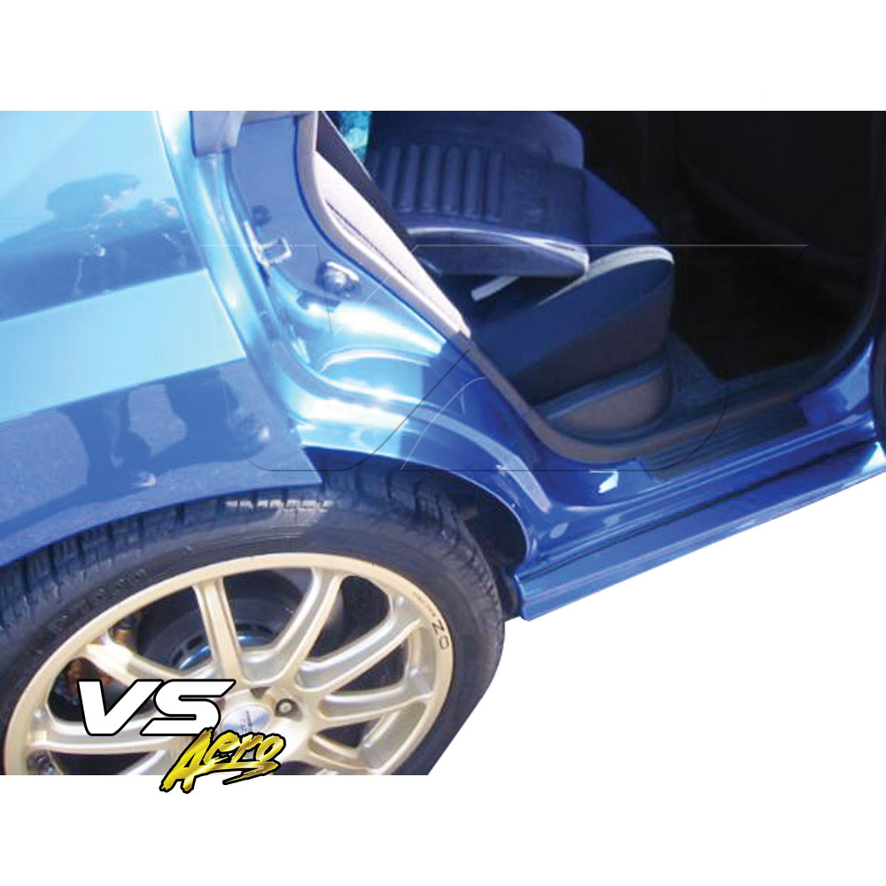 VSaero FRP LSPO WRC Wide Body Tapered Fender Flares (rear) 5pc > Subaru Impreza WRX 2002-2007 > 4dr Sedan - Image 18
