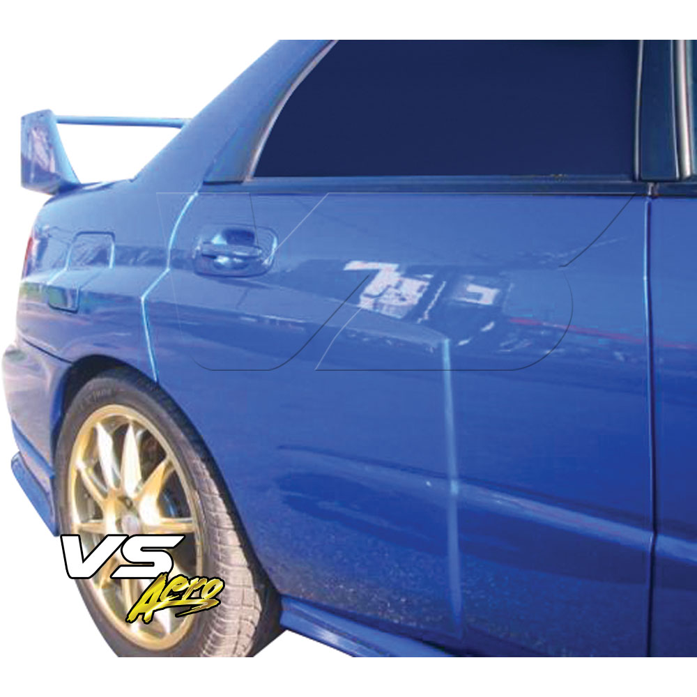 VSaero FRP LSPO WRC Wide Body Tapered Fender Flares (rear) 5pc > Subaru Impreza WRX 2002-2007 > 4dr Sedan - Image 22