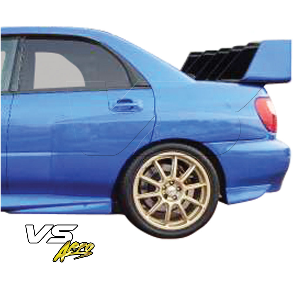 VSaero FRP LSPO WRC Wide Body Tapered Fender Flares (rear) 5pc > Subaru Impreza WRX 2002-2007 > 4dr Sedan - Image 37