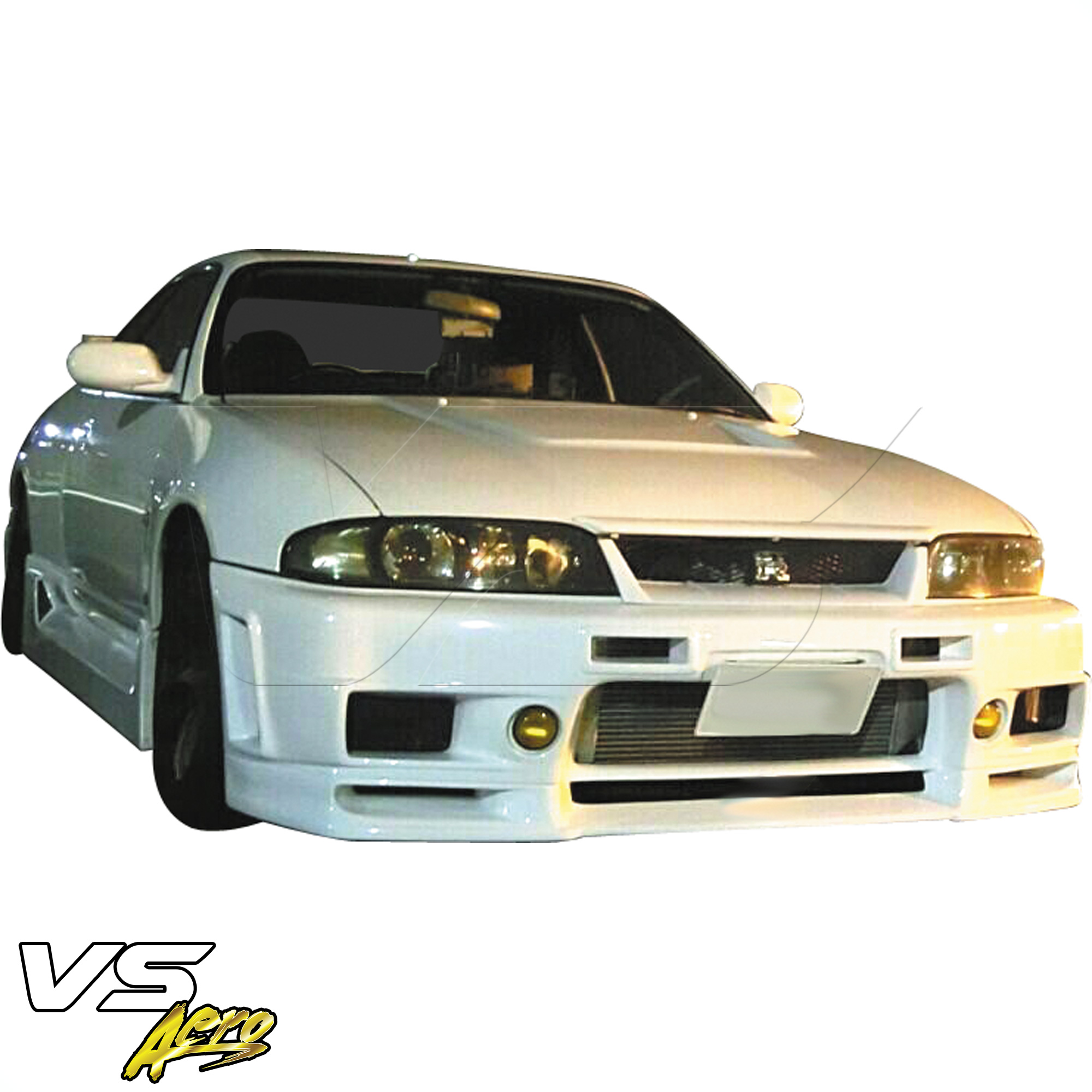 VSaero FRP NISM 400R Front Bumper > Nissan Skyline R33 GTS 1995-1998 > 2/4dr - Image 2