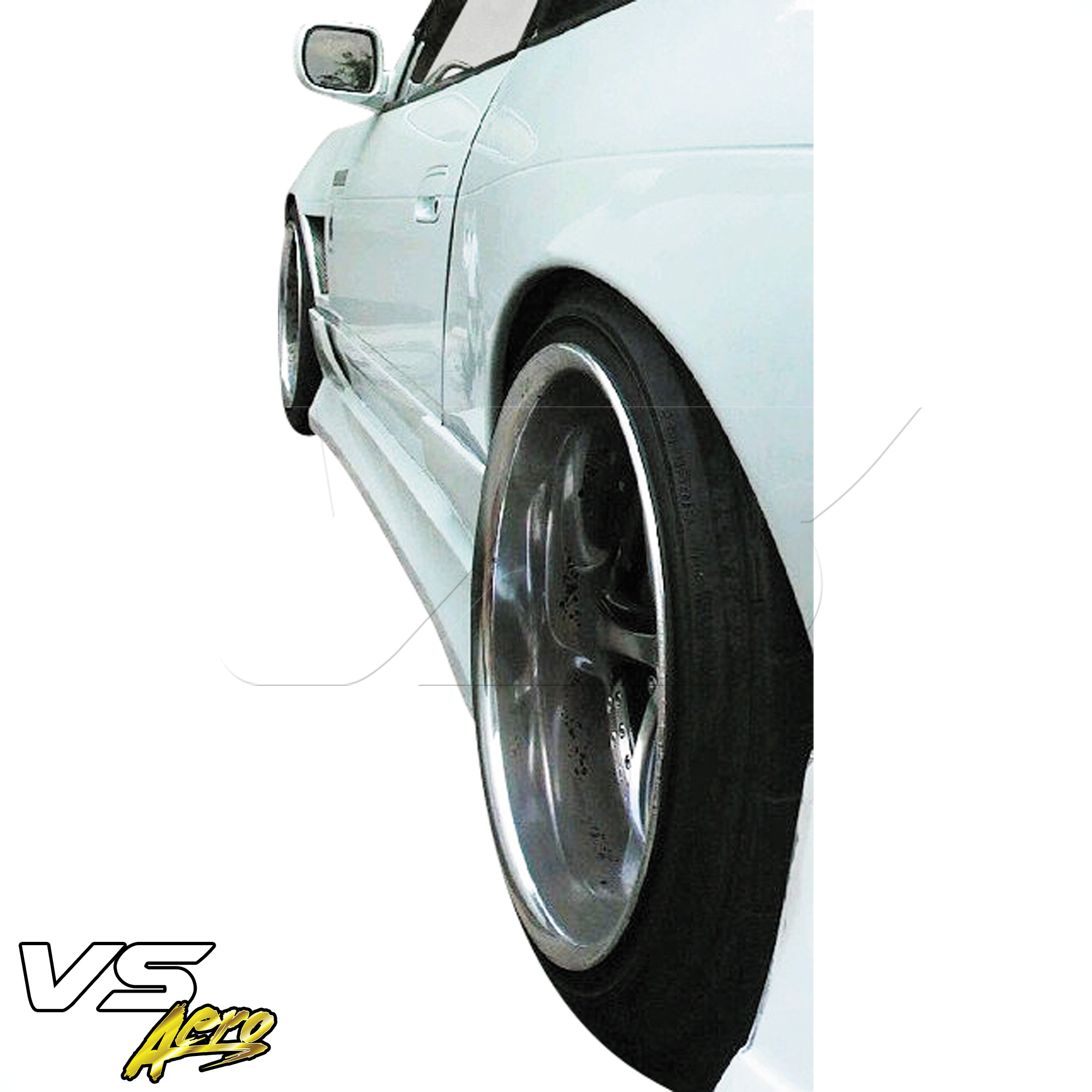 VSaero FRP MSPO Wide Body 50mm Fenders (rear) w Gas Cap > Nissan 240SX S13 1989-1994 > 2dr Coupe - Image 4