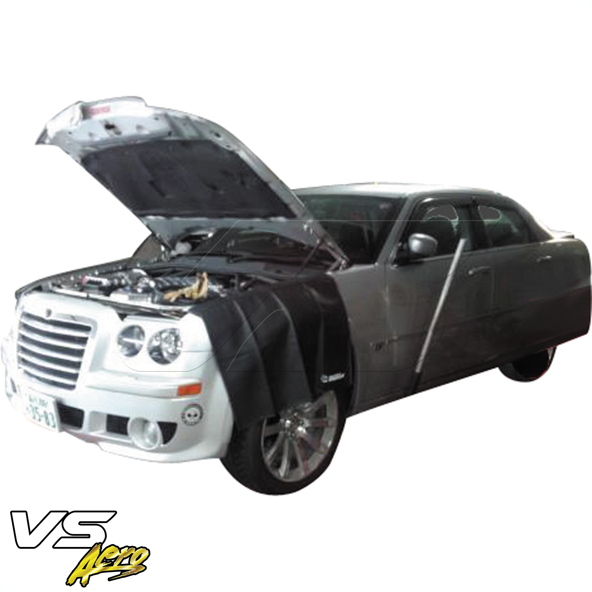 VSaero FRP BOME Front Bumper 1pc > Chrysler 300C 2005-2010 - Image 8
