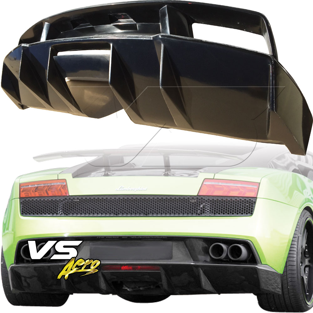 VSaero FRP LP540 LP550 SL Rear Diffuser > Lamborghini Gallardo 2009-2013 - Image 5