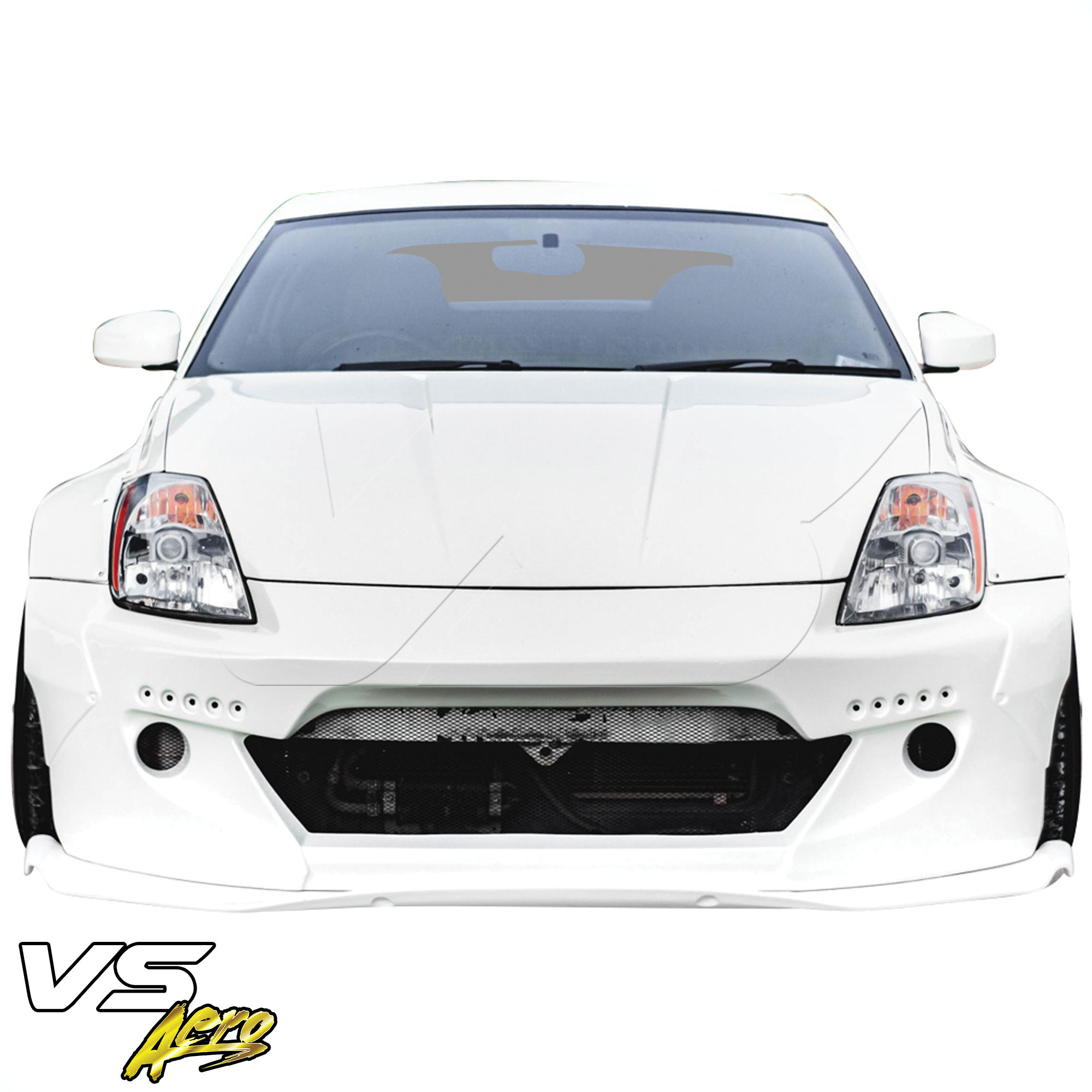 VSaero FRP TKYO Wide Body Front Bumper > Nissan 350Z Z33 2003-2008 - Image 2