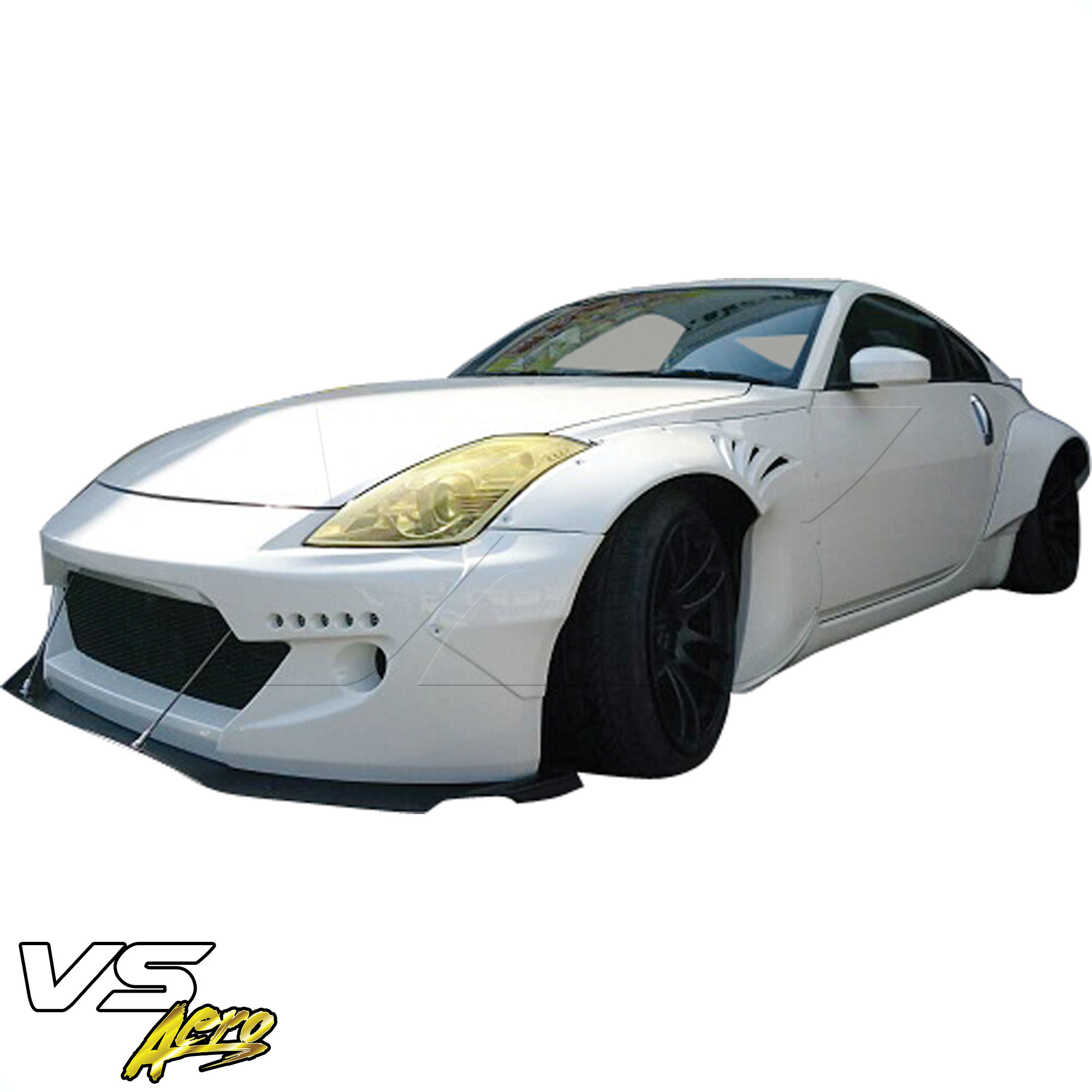 VSaero FRP TKYO Wide Body Front Bumper > Nissan 350Z Z33 2003-2008 - Image 9