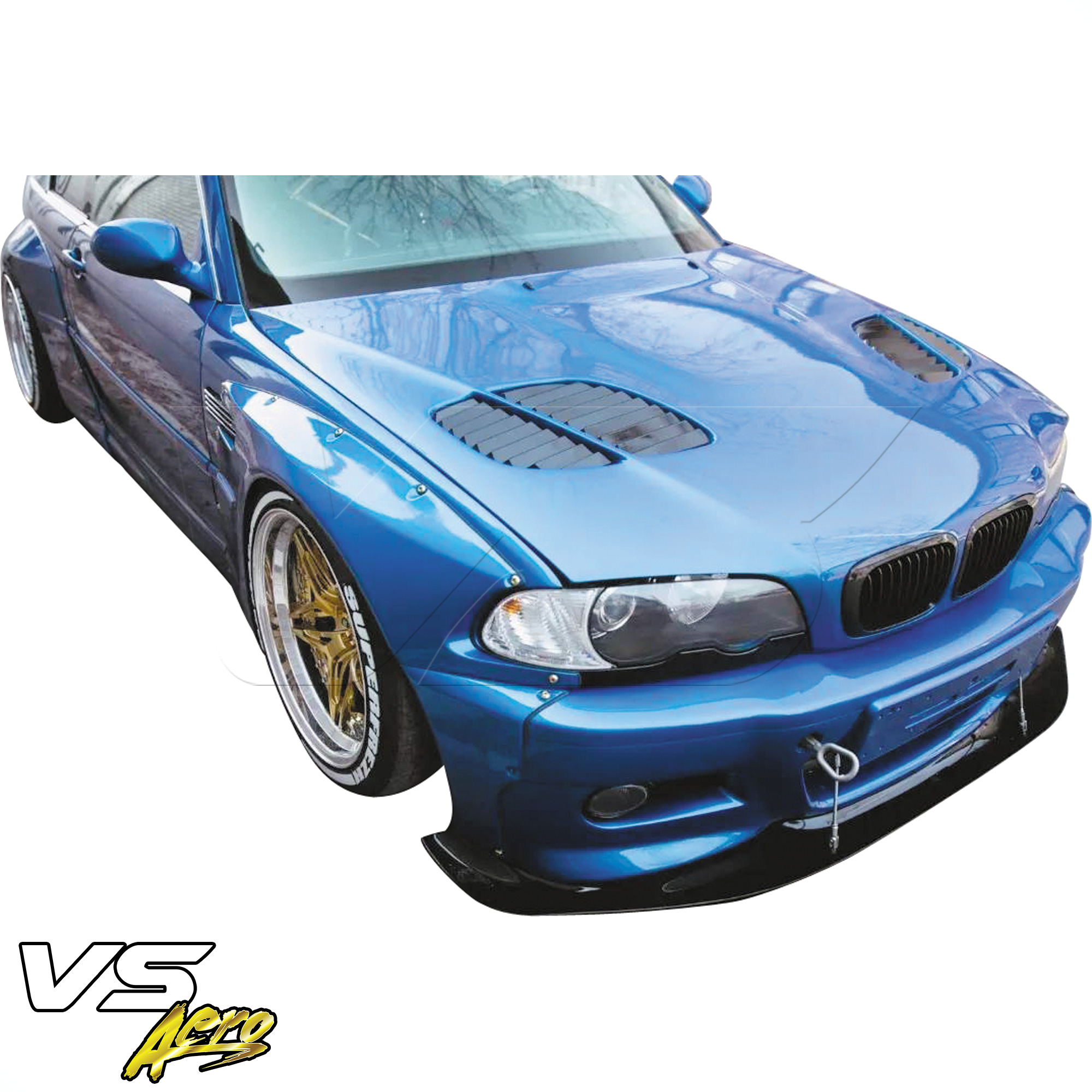 VSaero FRP TKYO Wide Body Front Lip > BMW 3-Series 325Ci 330Ci E46 1999-2001 > 2dr Coupe - Image 1