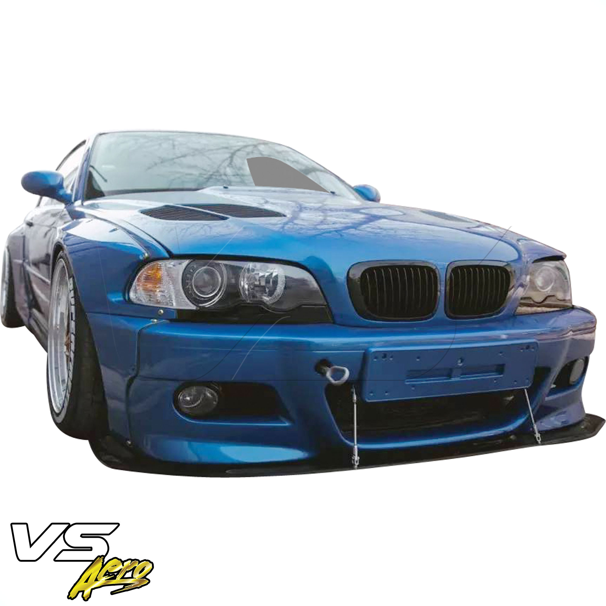 VSaero FRP TKYO Wide Body Front Lip > BMW 3-Series 325Ci 330Ci E46 1999-2001 > 2dr Coupe - Image 4