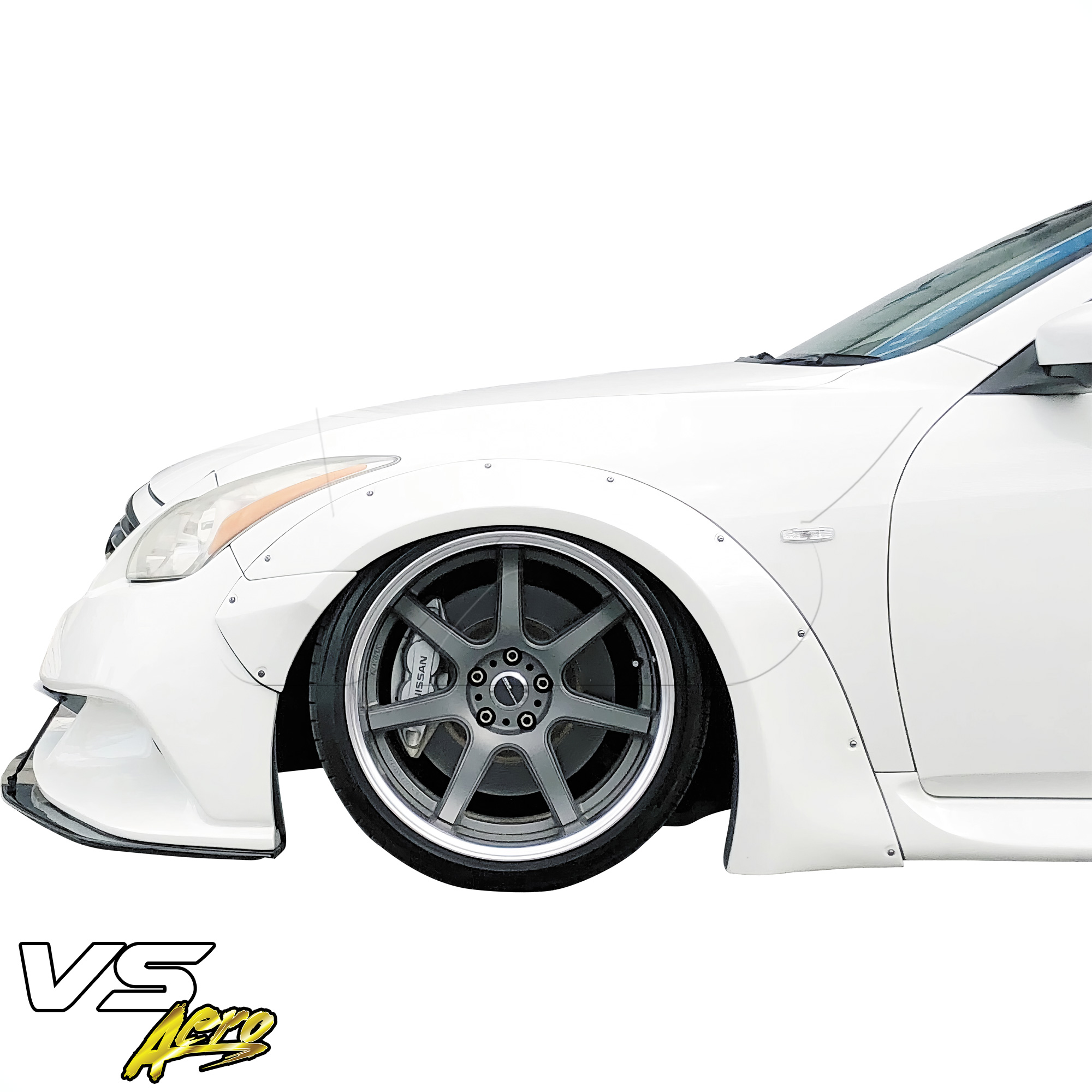 VSaero FRP LBPE Wide Body Fender Flares (front) 4pc > Infiniti G37 Coupe 2008-2015 > 2dr Coupe - Image 27