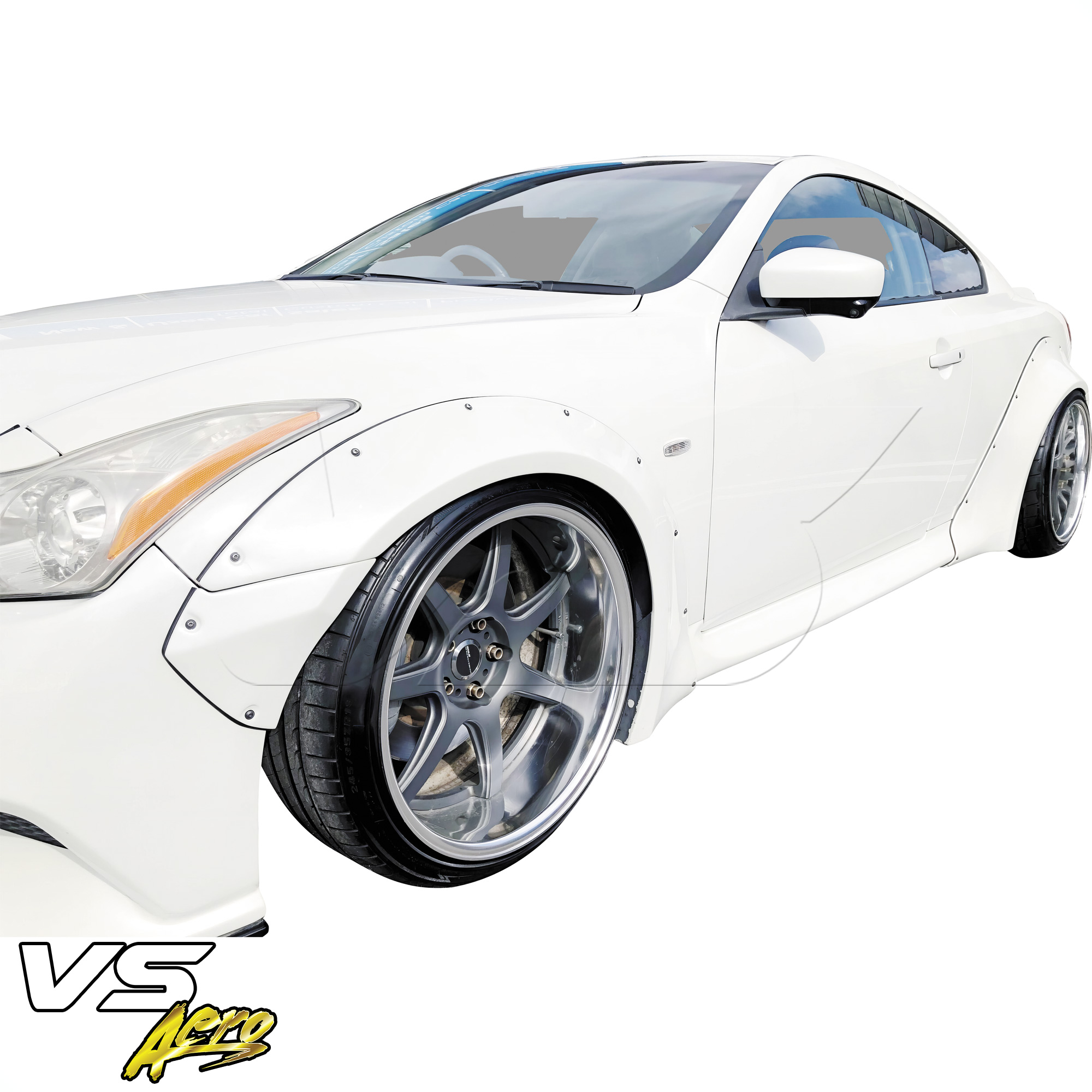 VSaero FRP LBPE Wide Body Fender Flares (front) 4pc > Infiniti G37 Coupe 2008-2015 > 2dr Coupe - Image 33