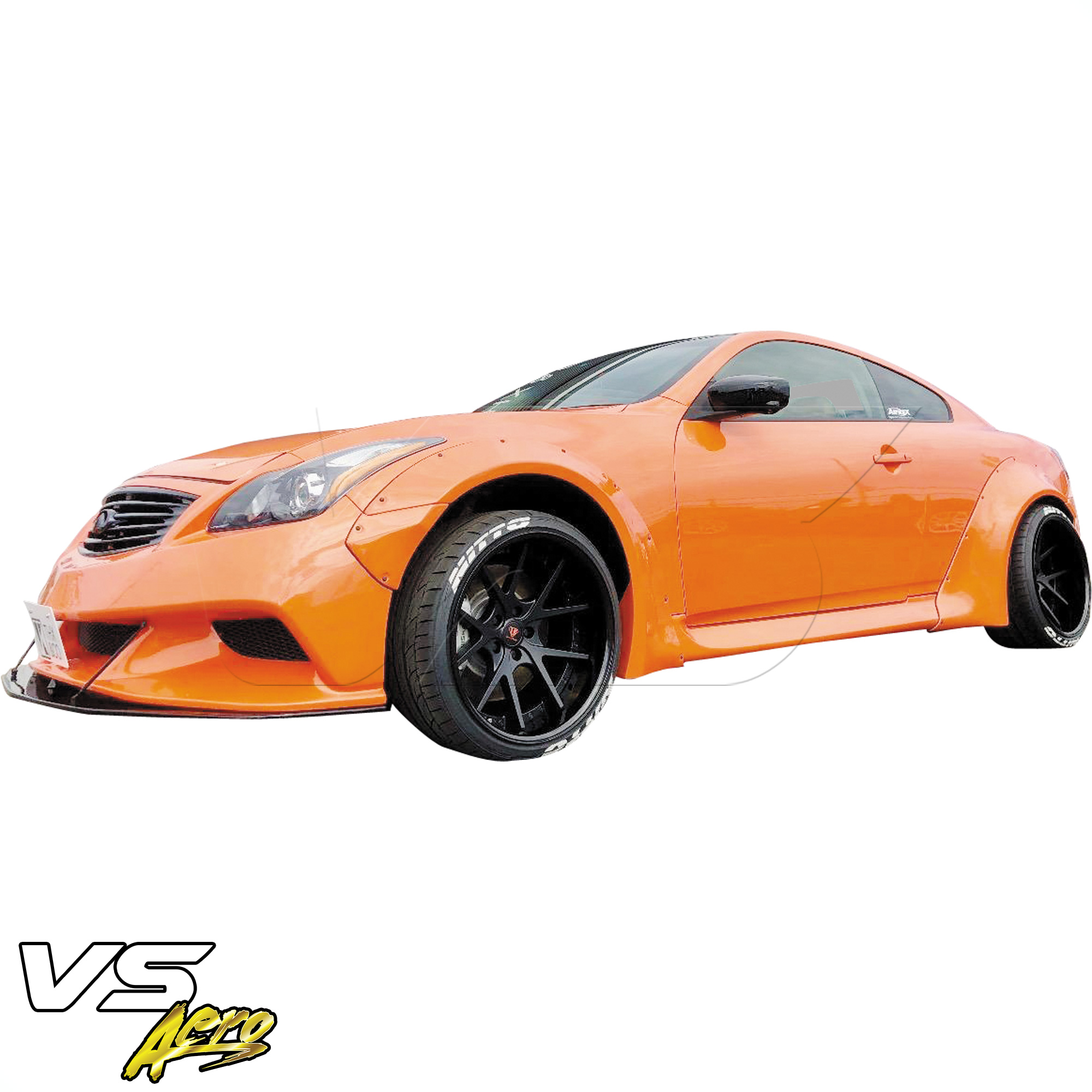 VSaero FRP LBPE Wide Body Fender Flares (front) 4pc > Infiniti G37 Coupe 2008-2015 > 2dr Coupe - Image 5