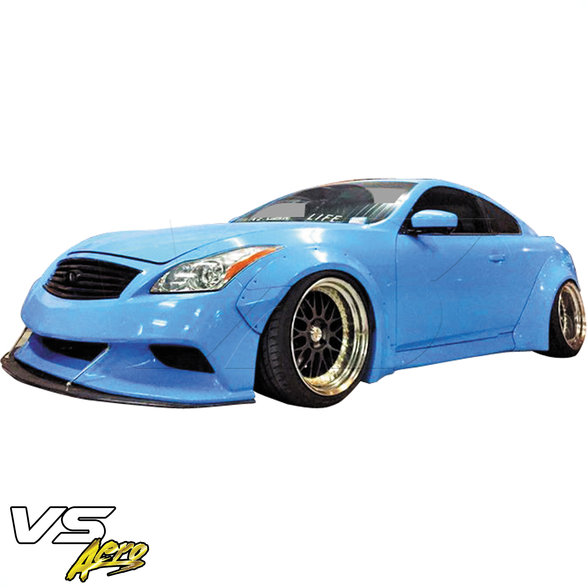 VSaero FRP LBPE Wide Body Fender Flares (front) 4pc > Infiniti G37 Coupe 2008-2015 > 2dr Coupe - Image 25