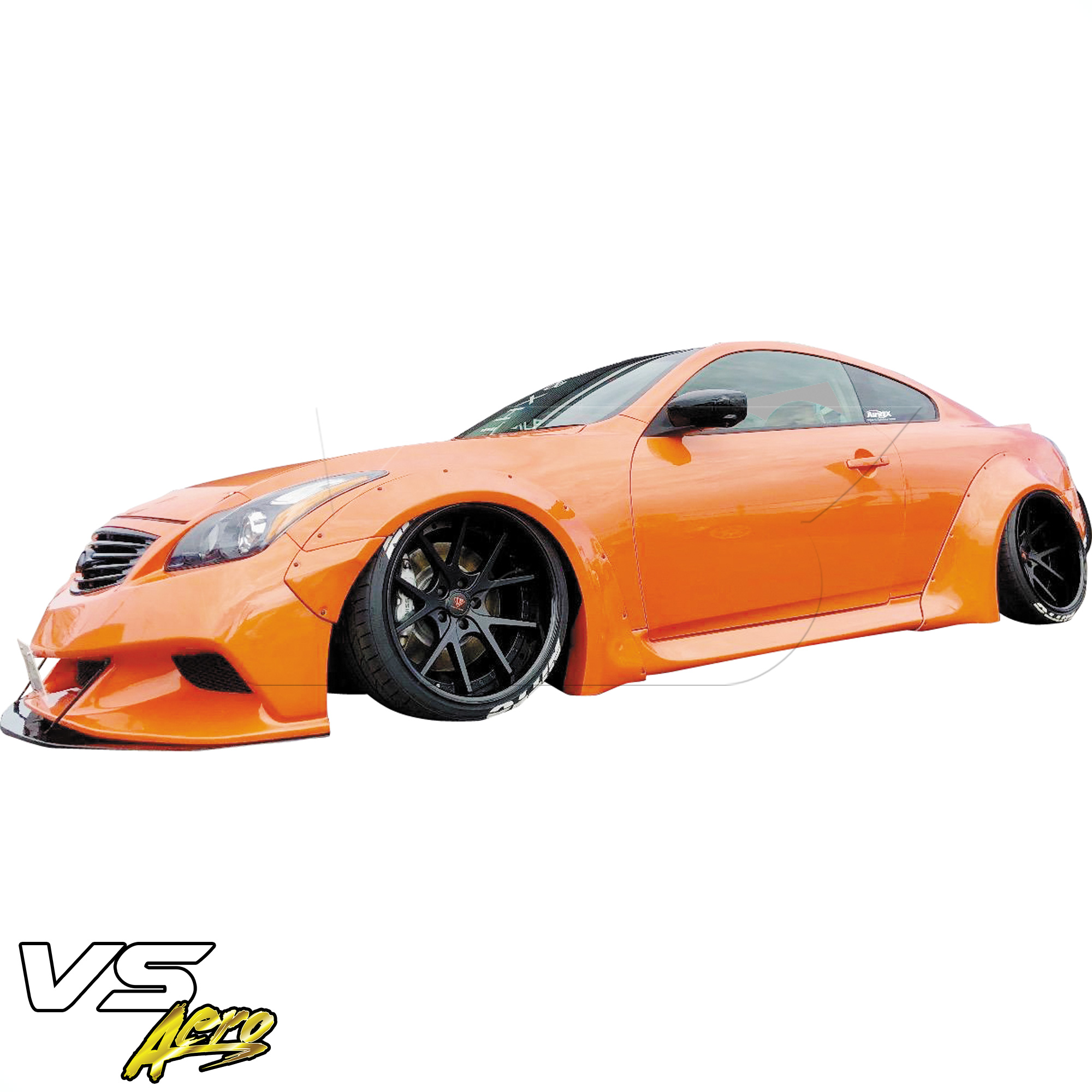 VSaero FRP LBPE Wide Body Side Skirts > Infiniti G37 Coupe 2008-2015 > 2dr Coupe - Image 2