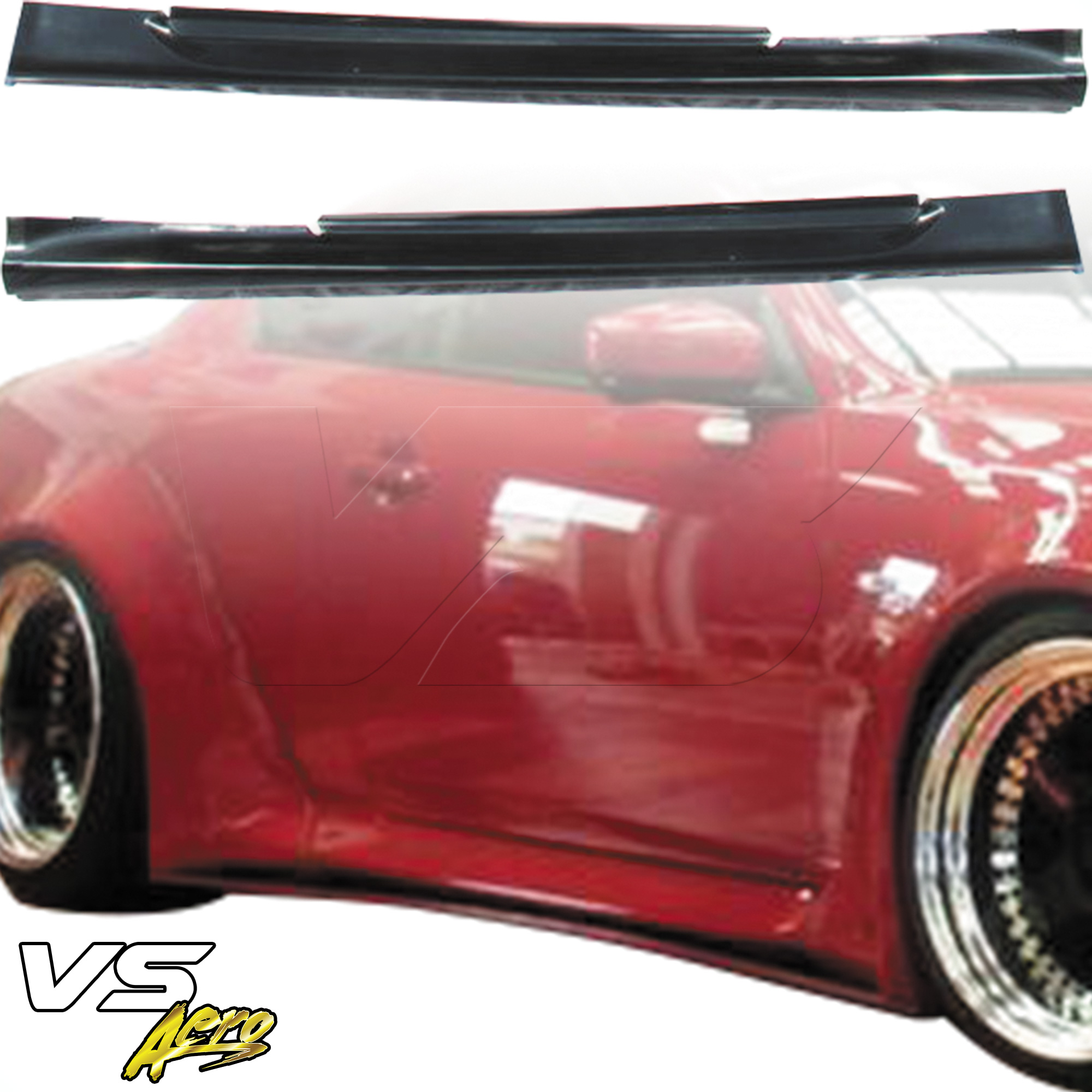 VSaero FRP LBPE Wide Body Side Skirts > Infiniti G37 Coupe 2008-2015 > 2dr Coupe - Image 18