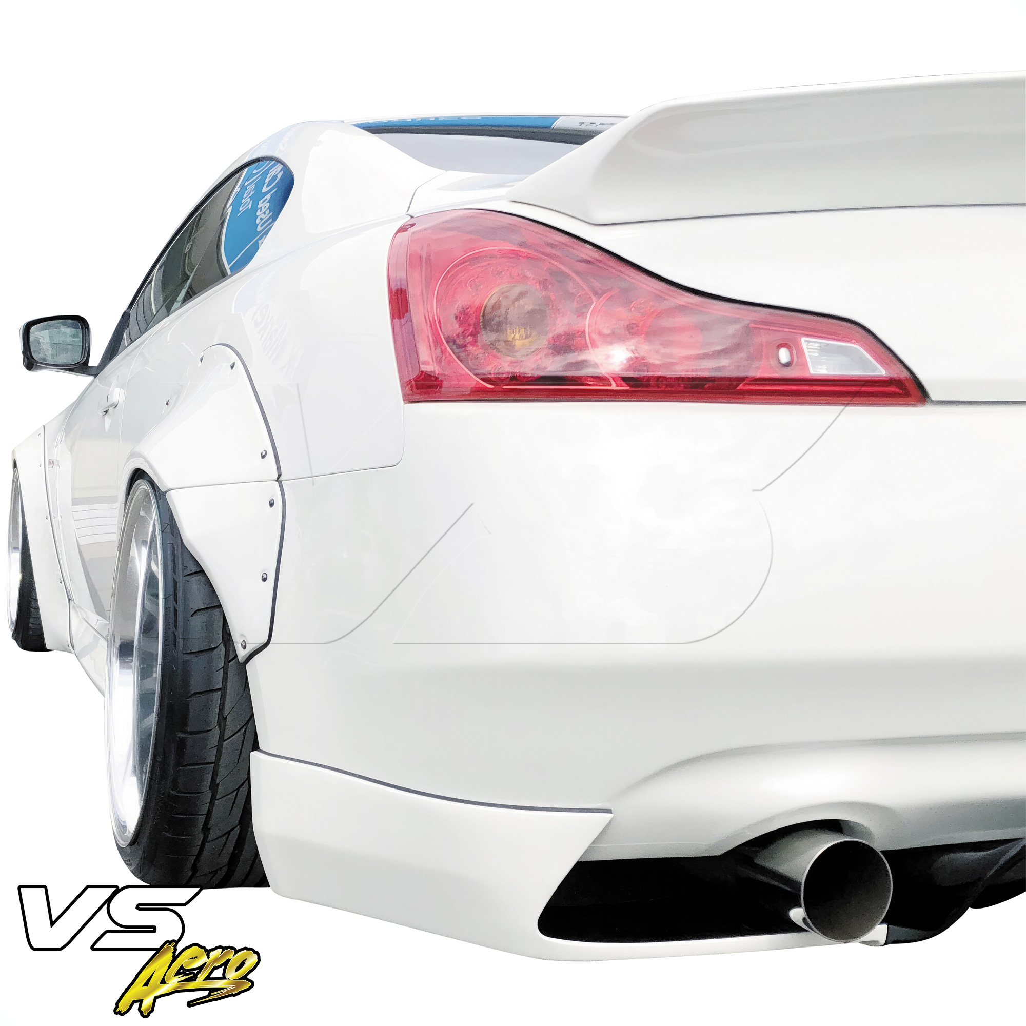 VSaero FRP LBPE Wide Body Fender Flares (rear) 4pc > Infiniti G37 Coupe 2008-2015 > 2dr Coupe - Image 32