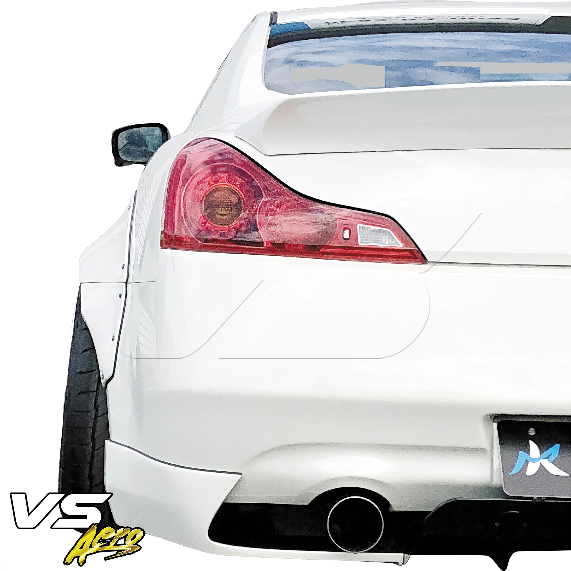 VSaero FRP LBPE Wide Body Fender Flares (rear) 4pc > Infiniti G37 Coupe 2008-2015 > 2dr Coupe - Image 35