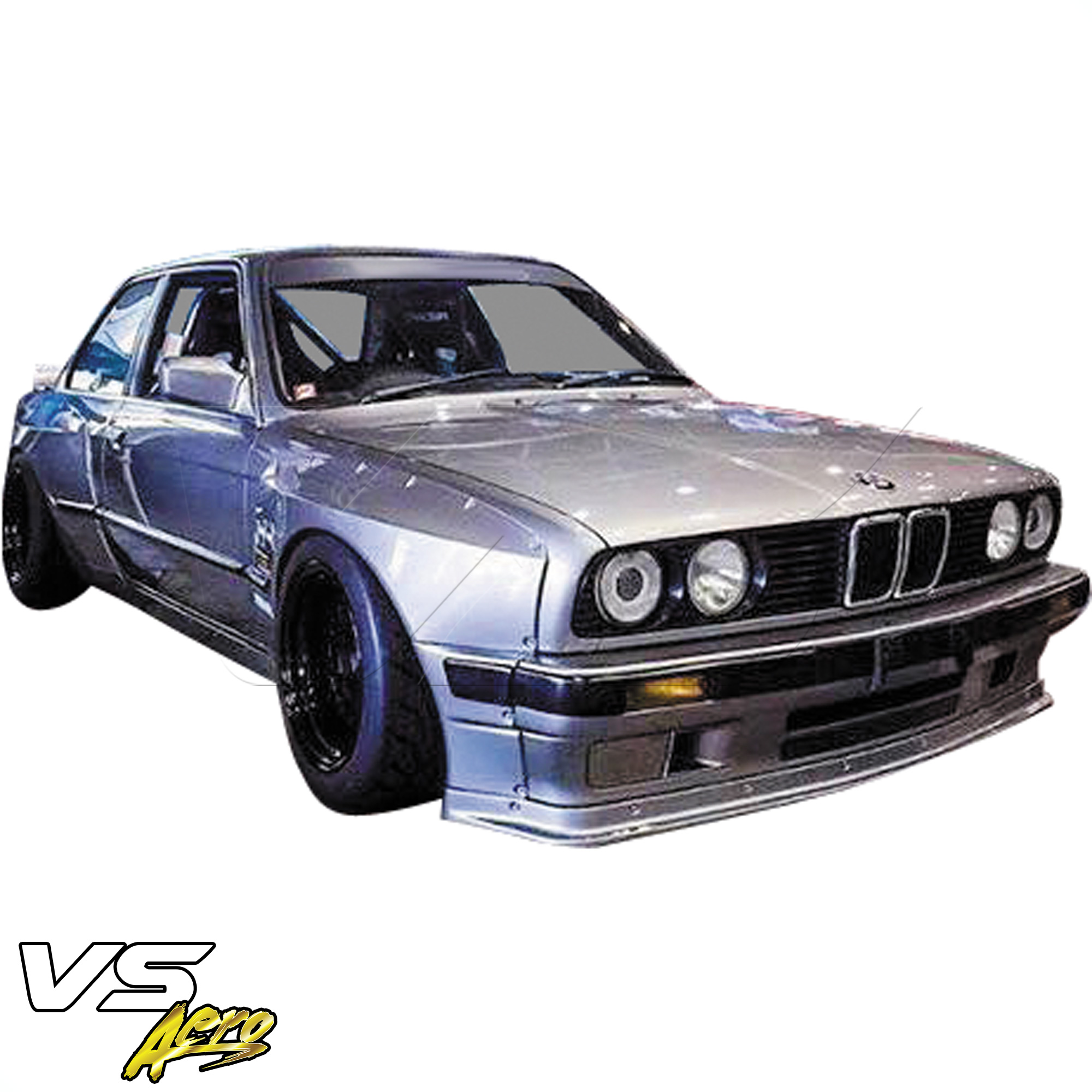 VSaero FRP TKYO Wide Body Front Lip > BMW 3-Series 318i 325i E30 1984-1991> 2dr Coupe - Image 2