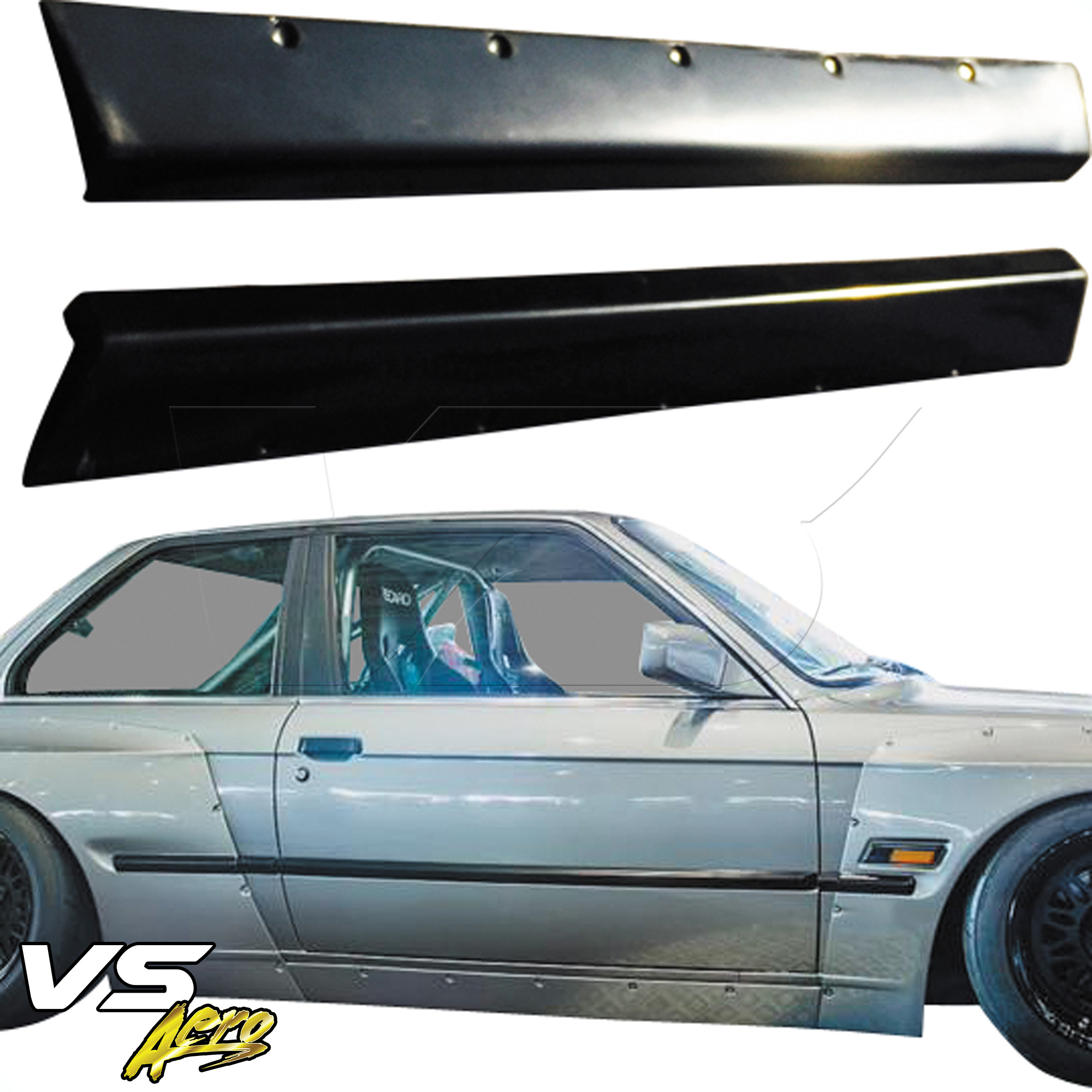 VSaero FRP TKYO Wide Body Side Skirts > BMW 3-Series 318i 325i E30 1984-1991> 2dr Coupe - Image 1