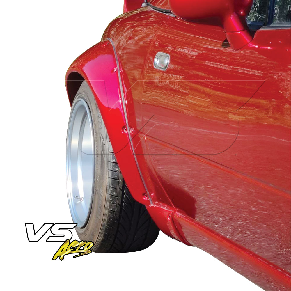 VSaero FRP TKYO Wide Body 80mm Flares (rear) > Mazda Miata MX-5 NA 1990-1997 - Image 3